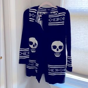 Skull sweater. Size S/M. Gently worn.